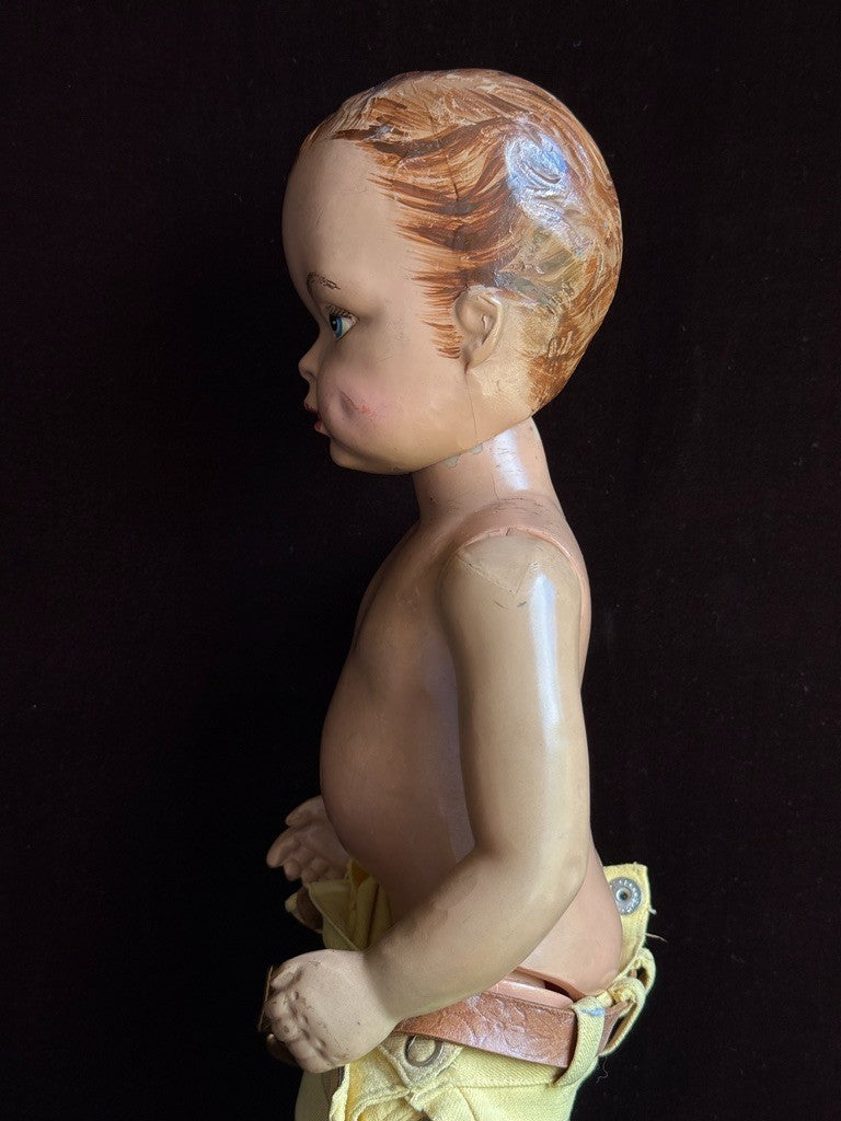 Very Rare Vintage Jerry Lee Gene Autry Cowboy Plastic Doll Original Clothes