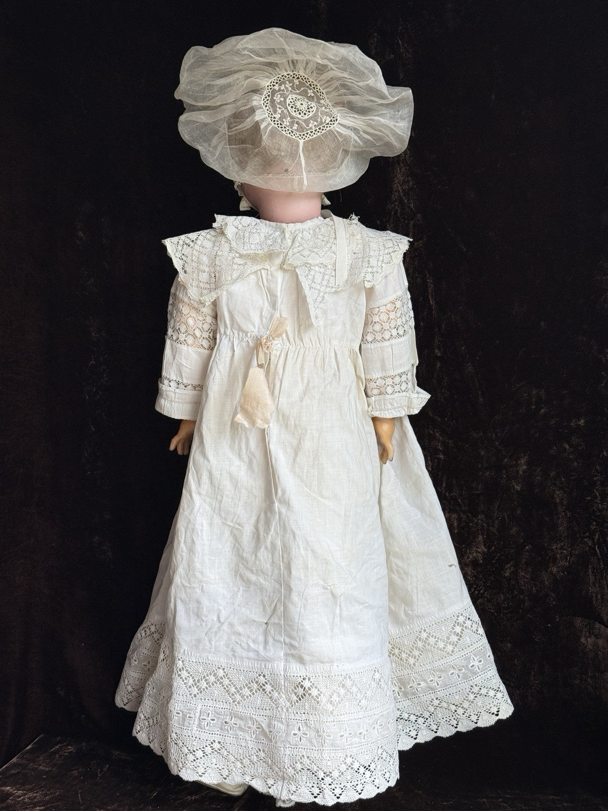 Large Antique German 31” Kestner 171 Bisque Head Doll