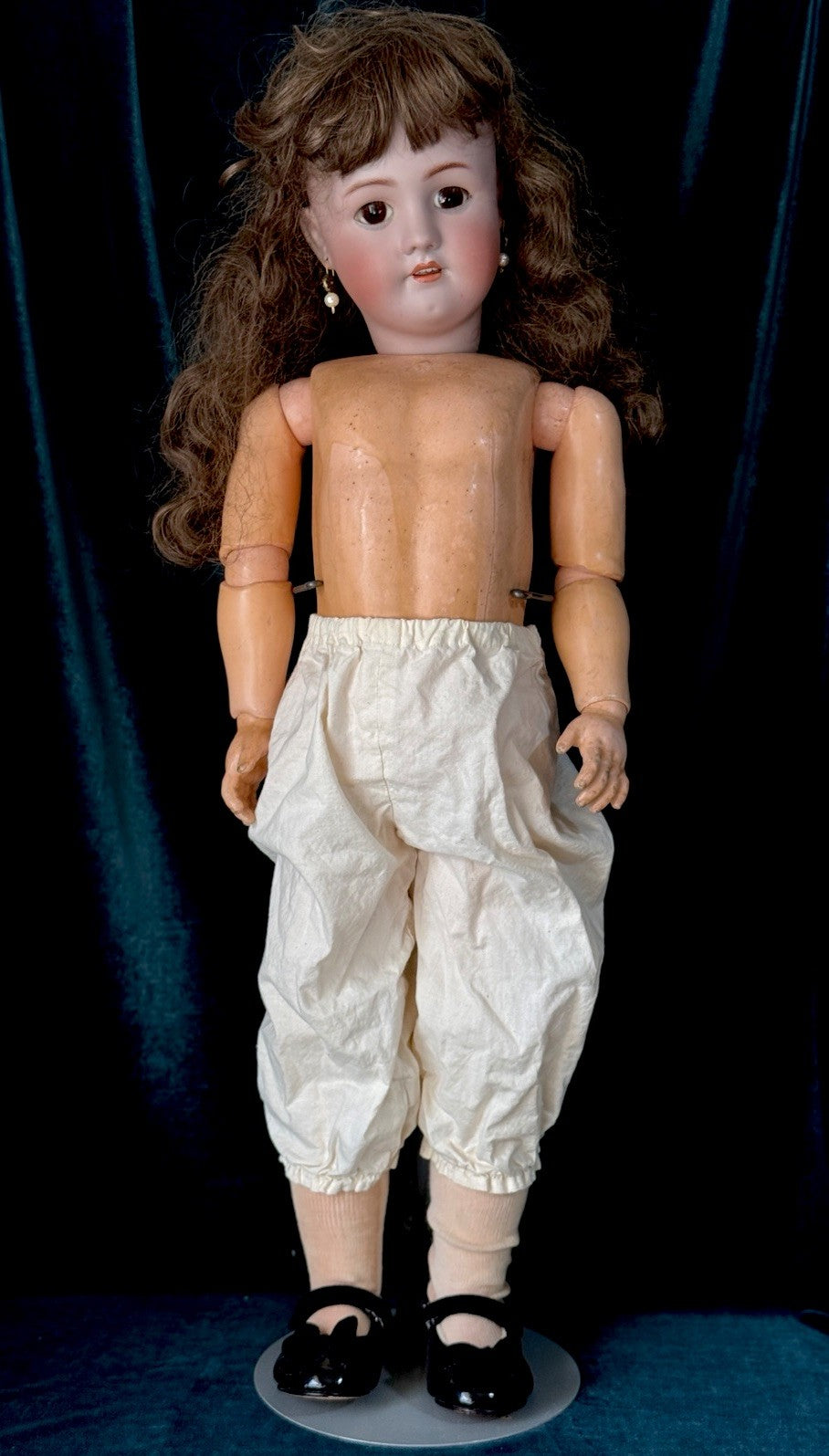 Antique German Simon Halbig Heinrich Handwerck 30” Doll Bisque Head