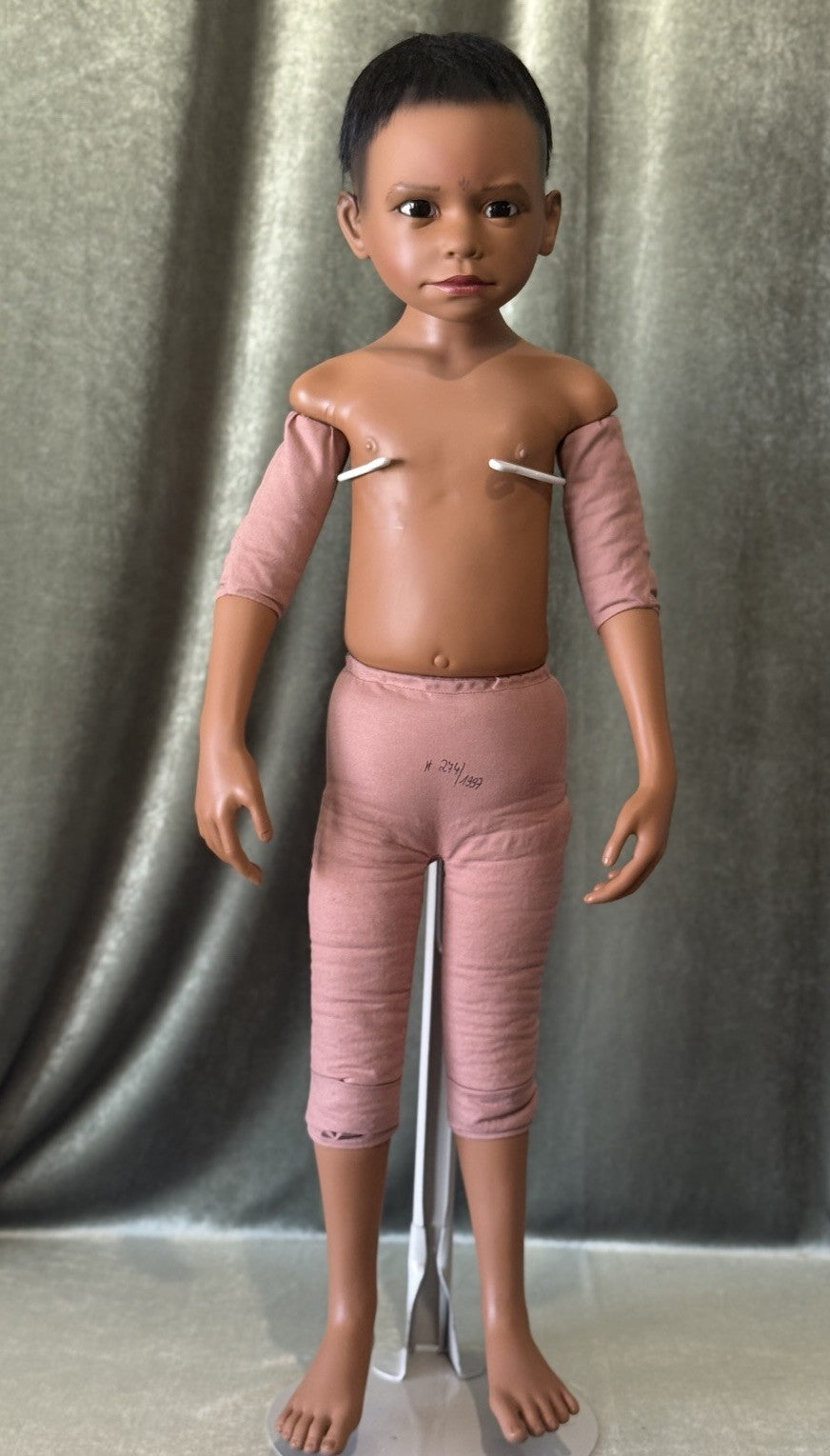 Rare Collectible German Gotz Artist Philip Heath Vinyl 31.5” Doll “Rash” Tag/COA