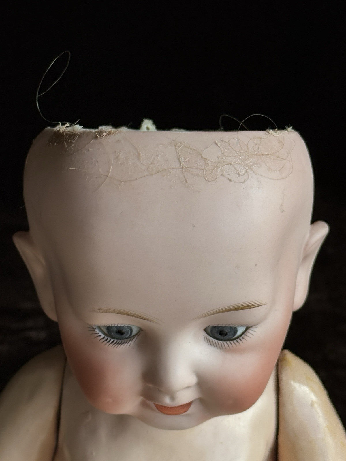 Antique Japan 16” Bisque Head Morimura Brothers Baby Doll