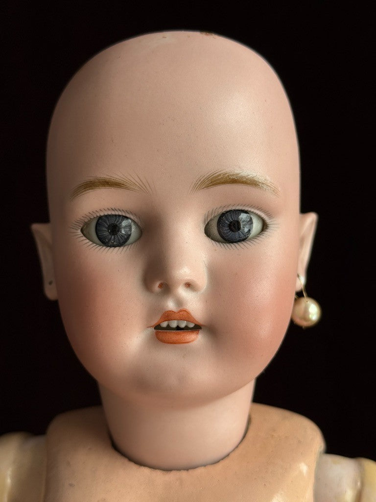 Antique German 22.5” Simon Halbig Baby Blanche Bisque Head Doll