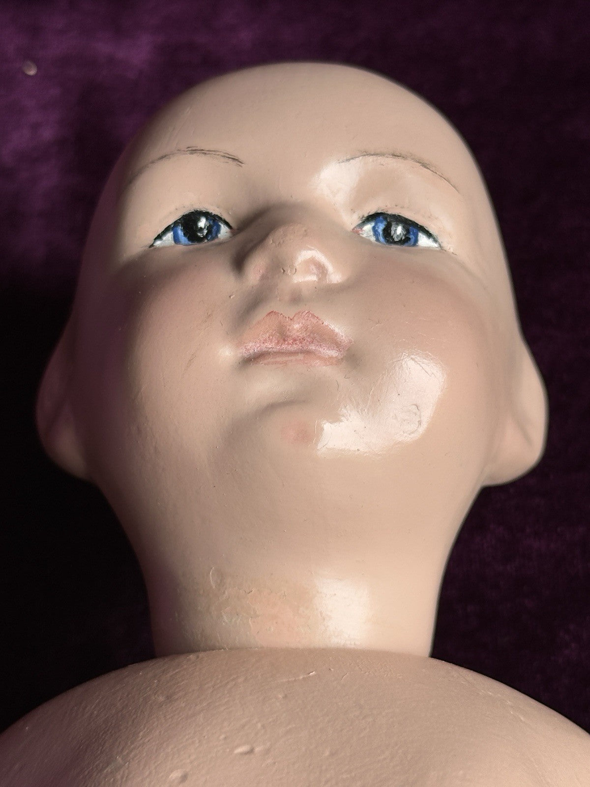 Antique American Schoenhut 16" Wooden Jointed Boy Doll