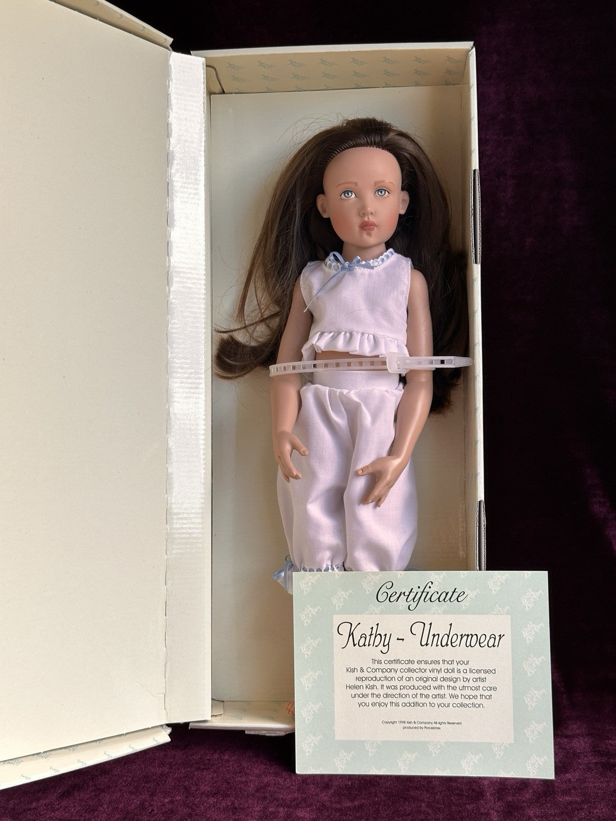 Collectible 16” Vinyl Helen Kish Kathy “Underwear” Doll In Box