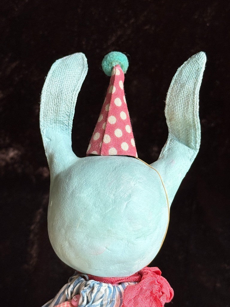 OOAK Russian Kardenchiki Artist Karina Burkatskaya 9.25" Bunny Monster Art Doll