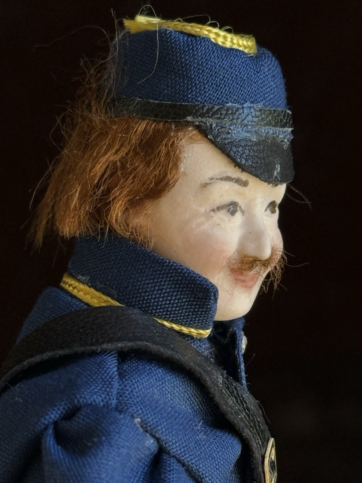 Miniature Artist Porcelain Dollhouse 1:12 Soldier Character Doll
