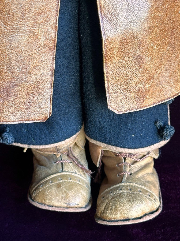 Rare Vintage Spanish TAF Talleres Arte Fuste Cowboy/Gaucho Lenci Style Felt Doll