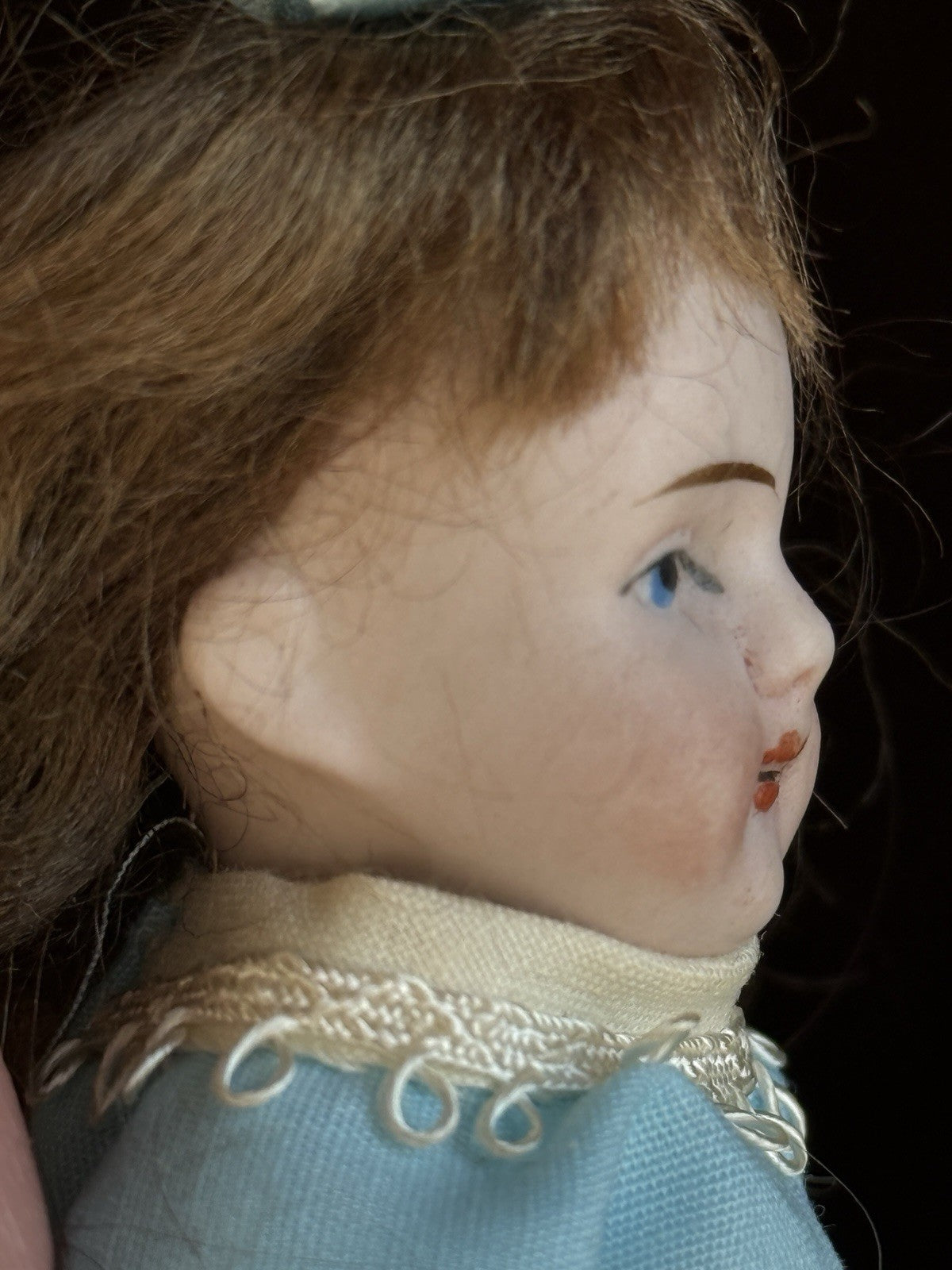 Antique German 4.5” Kestner All Bisque Mignonette Dollhouse Doll