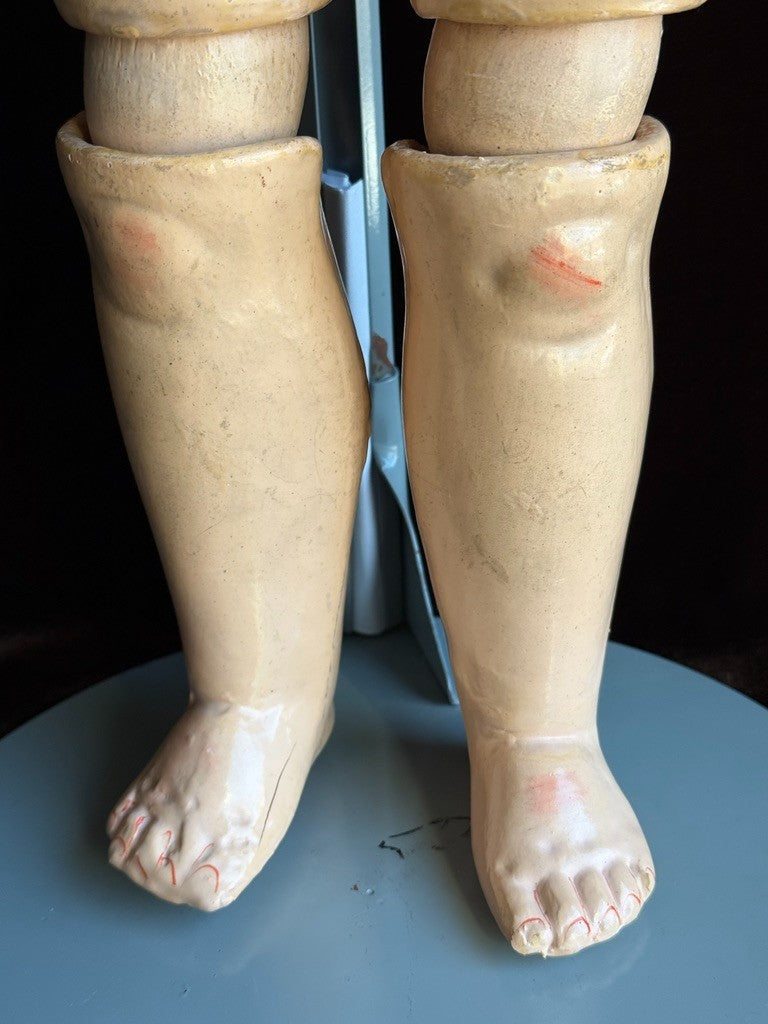 Large Antique German 29” Schoenau & Hoffmeister 914 Bisque Head Doll