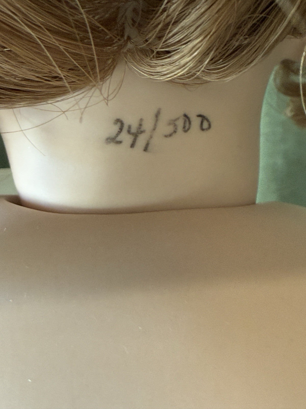 MIB Artist Hildegard Gunzel Porcelain 24” Doll “Hilke” LE 500 Box