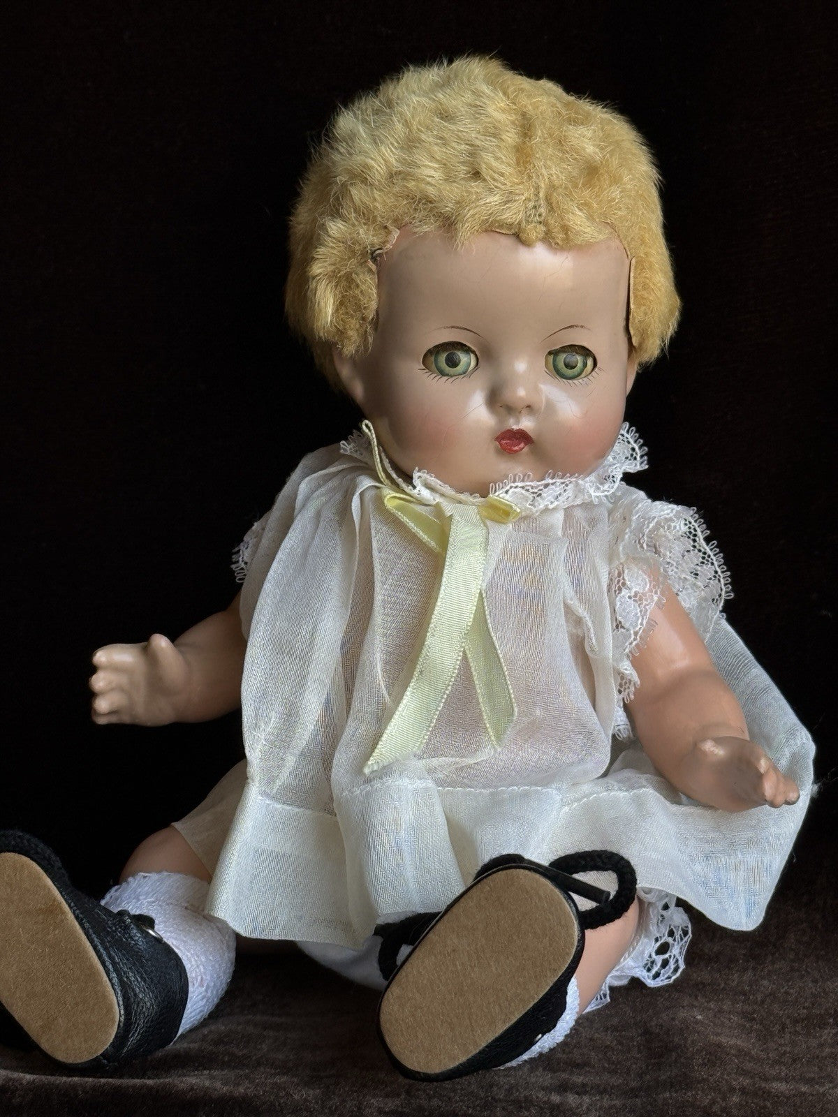 Vintage American 9” Effanbee Patsy Babyette Composition Doll