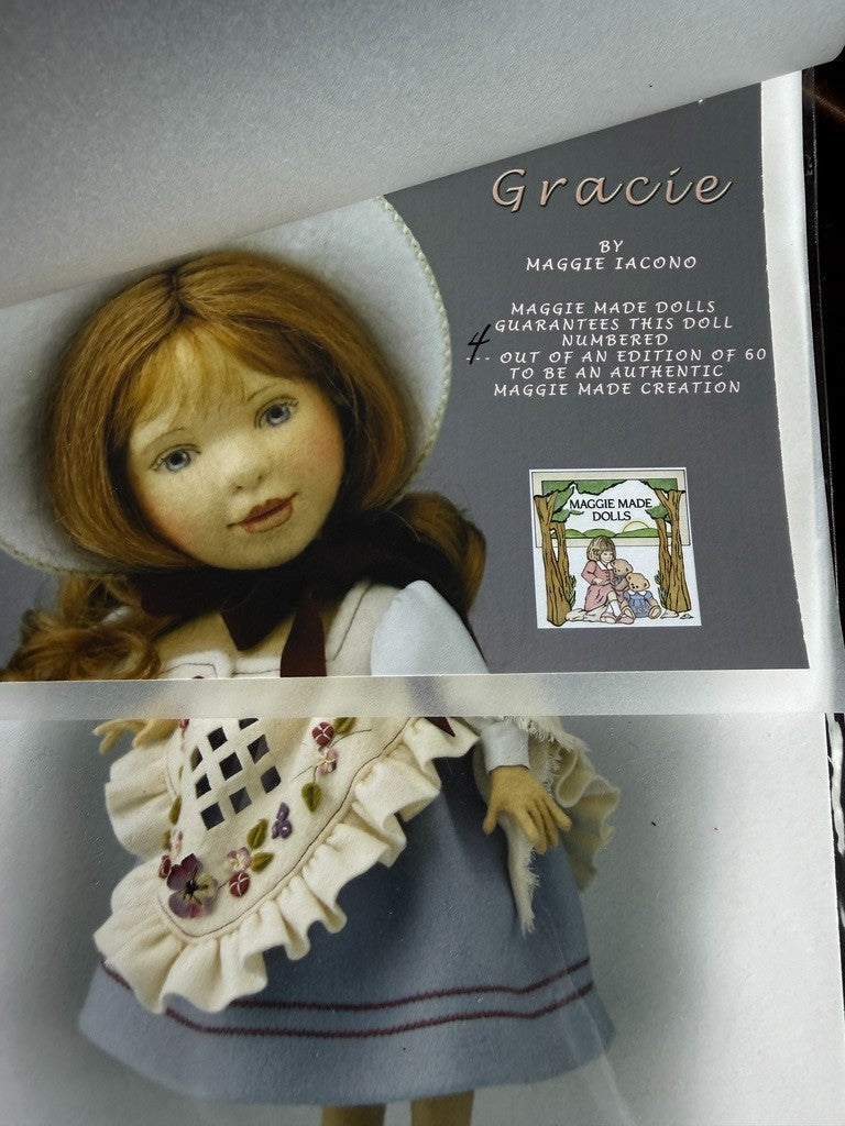 Collectible Maggie Iacono 16" Gracie Doll Special Edition 2008 New in Box LE 60