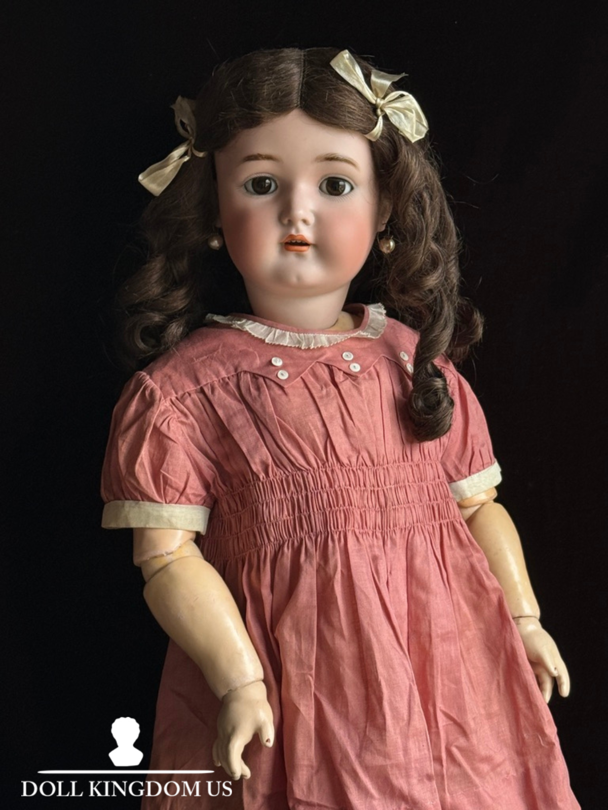 Antique German 27.5" Simon & Halbig Kammer & Reinhardt 70 Bisque Head Doll