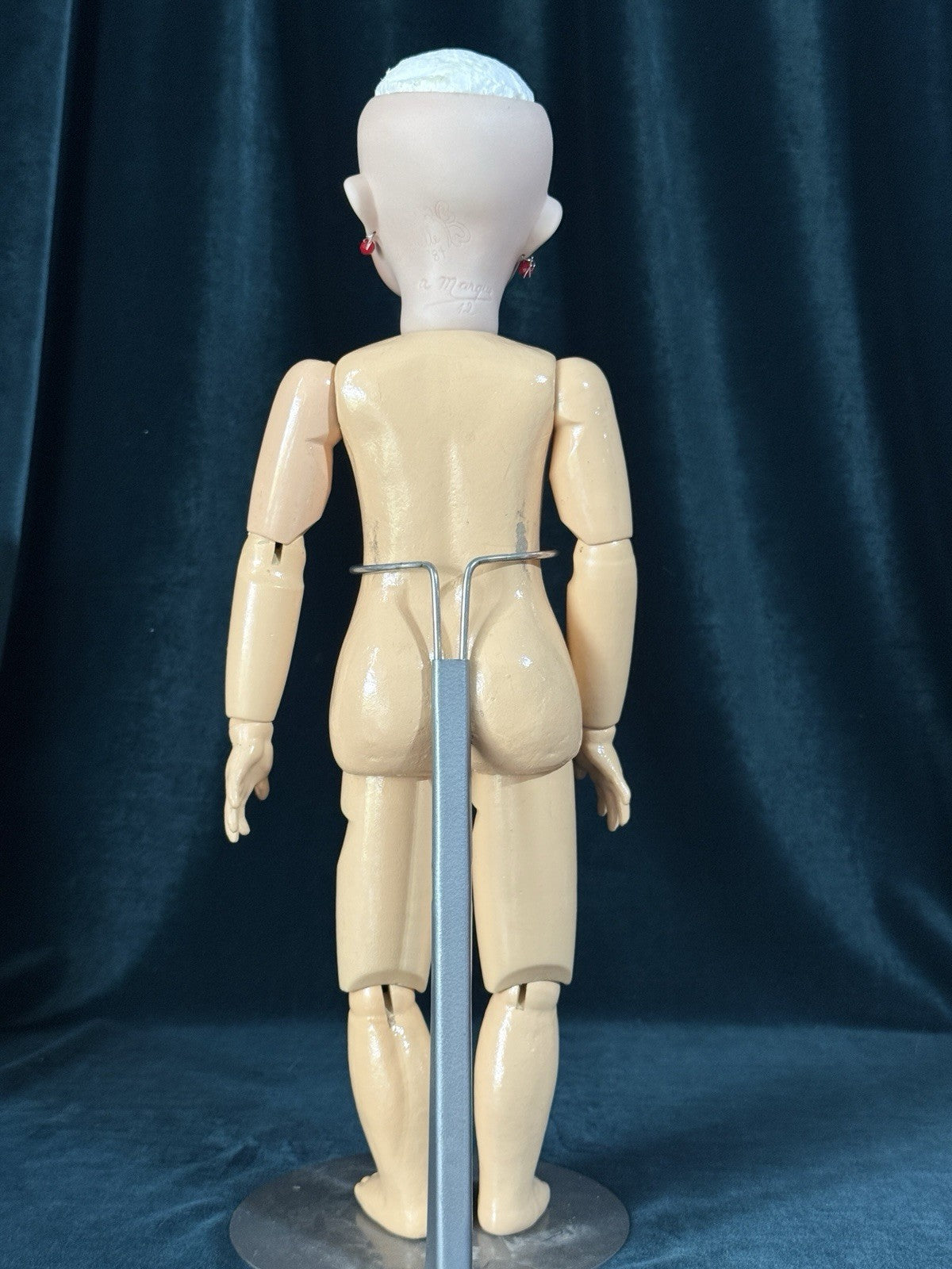 Artist Reproduction of Antique French Albert Marque 17” Doll Porcelain Head