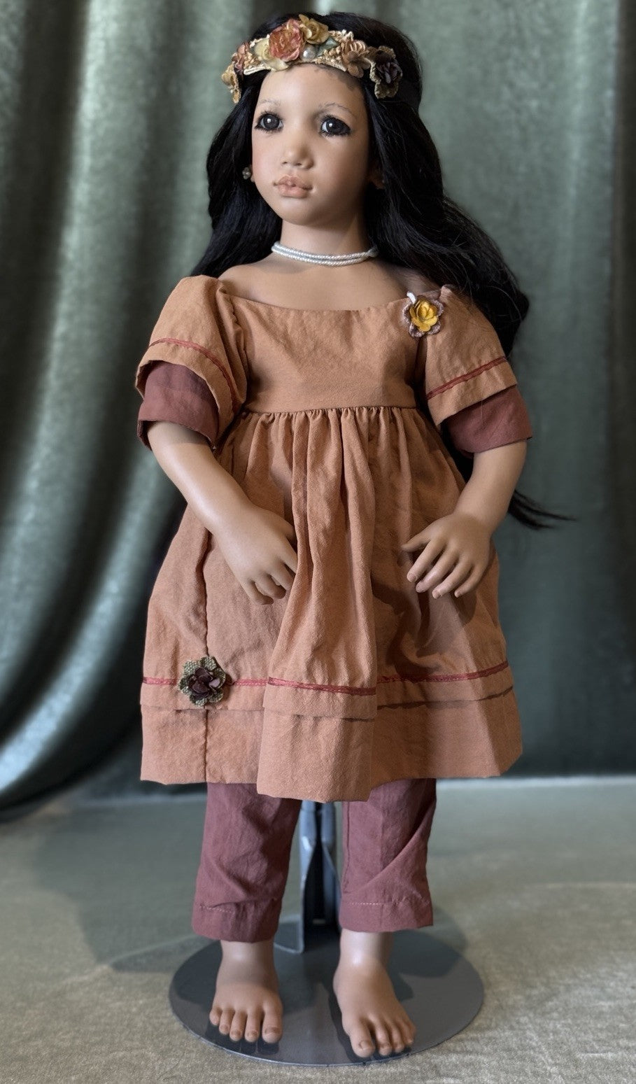 Vinyl Annette Himstedt 23” Doll “Morgana” 1996 Box/COA/Tag