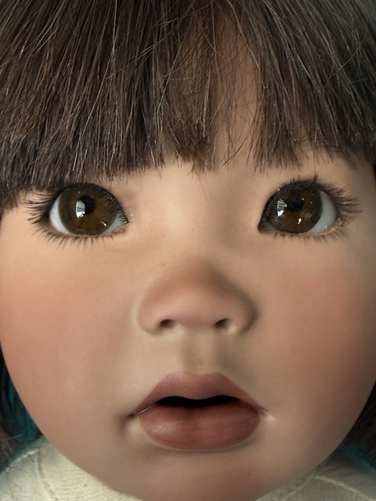 Vintage 1990’s Original Porcelain 20” Doll “Lin” By Grossle-Schmidt LE 300