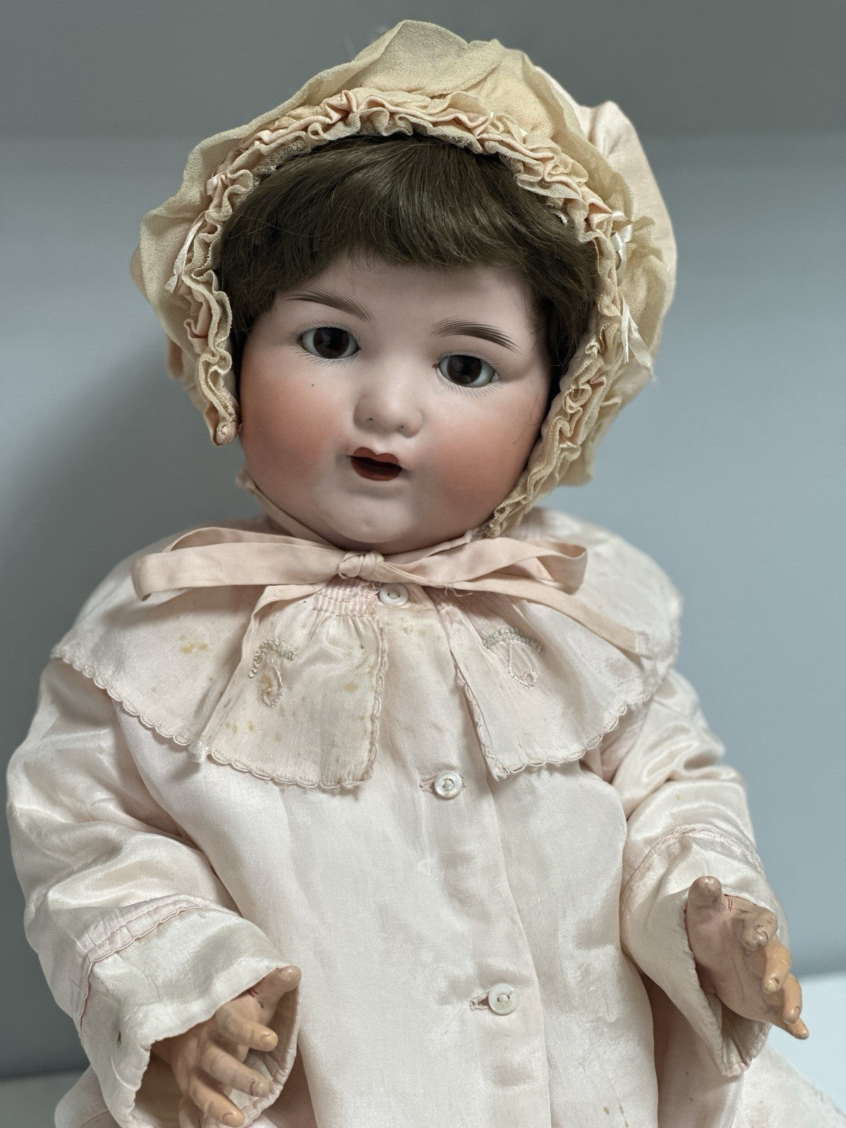 Large 26” Antique German Armand Marseille Mold 990 A 16 M Bisque Baby Doll
