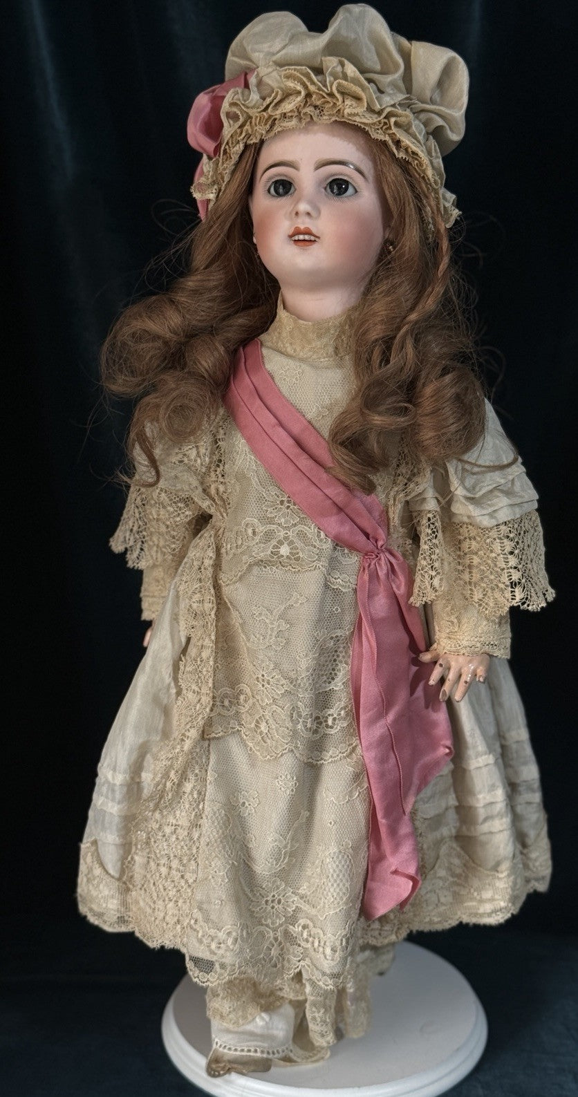 Rare Antique French Walking/Talking/Sleepy Eyes Mechanical JUMEAU 22” Doll