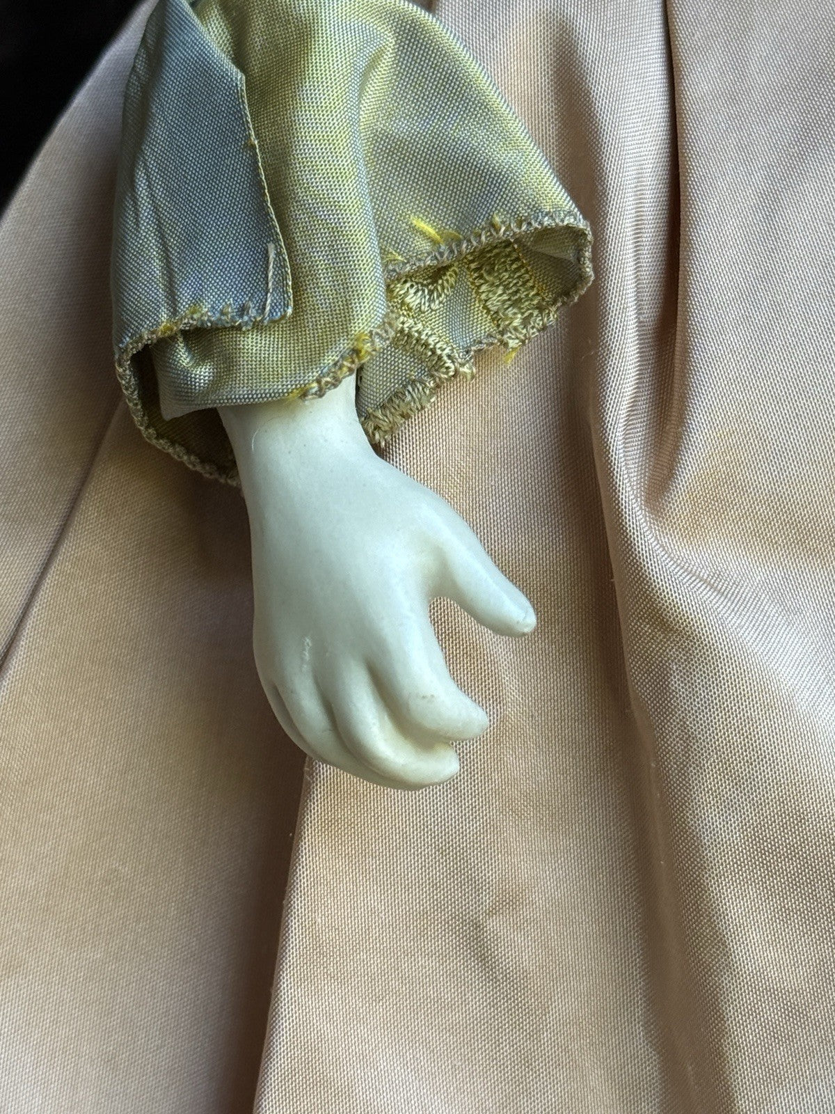 OOAK Collectible 15” Judith & Lucia Friedericy Wax Over Porcelain Doll