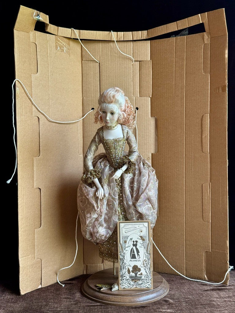 Russian Artist Alexandra Koukinova Cinderella Porcelain Doll in Box + Tag LE 20