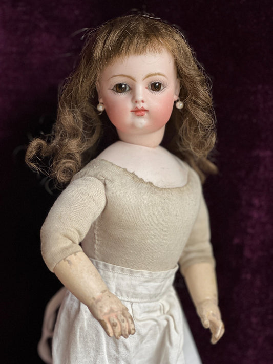 RESERVED 1st PAYMENT Rare Antique French 12” Francis Gaultier Bisque Head Gesland Body Bebe Doll