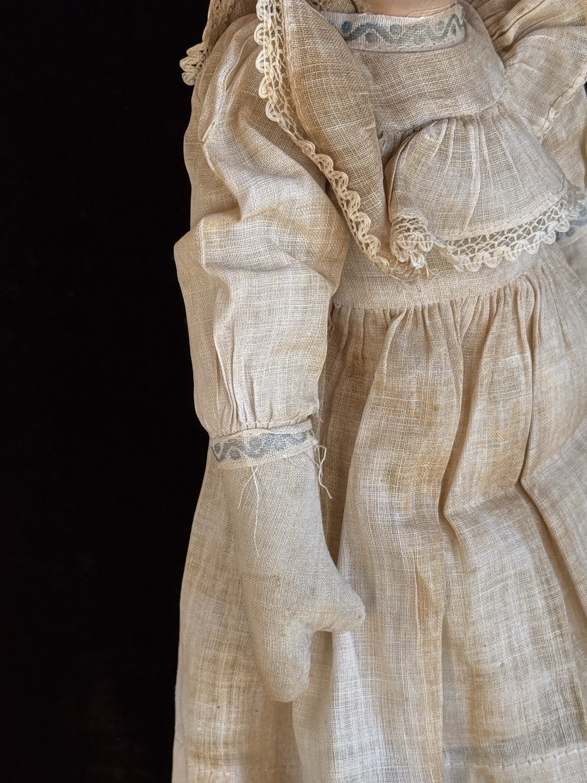 Antique American 13.5" Bruckner Babyland Lithograph Rag Doll