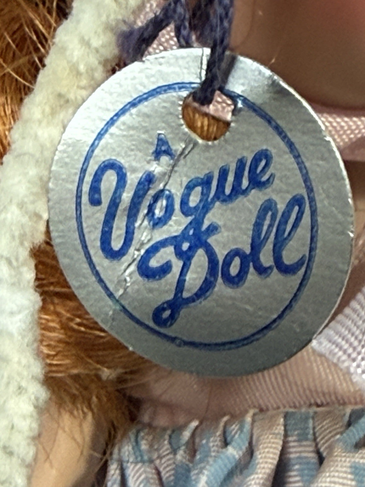 Vintage 1952 Vogue Ginny Doll BO PEEP Outfit/Tag Frolicking Fables Series