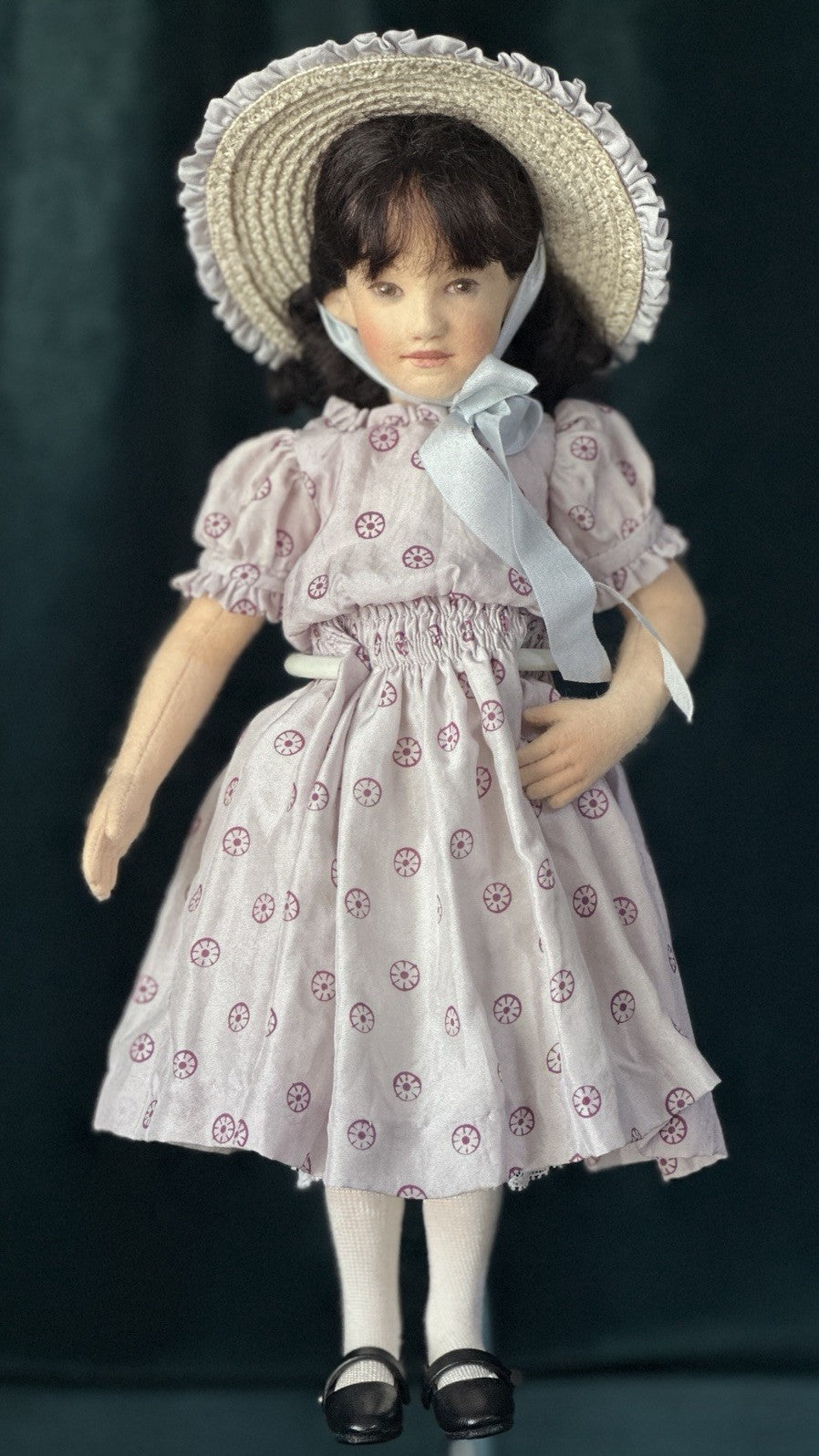 Collectible 11 1/2” John Wright  Genevieve Felt Doll LE 150 Box/Tag