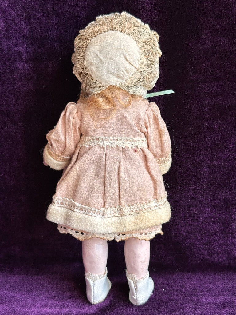 Antique German 9.5” Armand Marseille 975 Bisque Head Toddler Doll