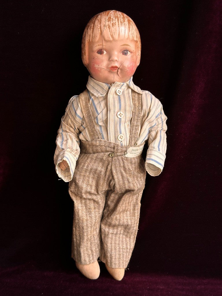 Rare Original Horsman 14” Composition Jackie Coogan Kid Celebrity Doll