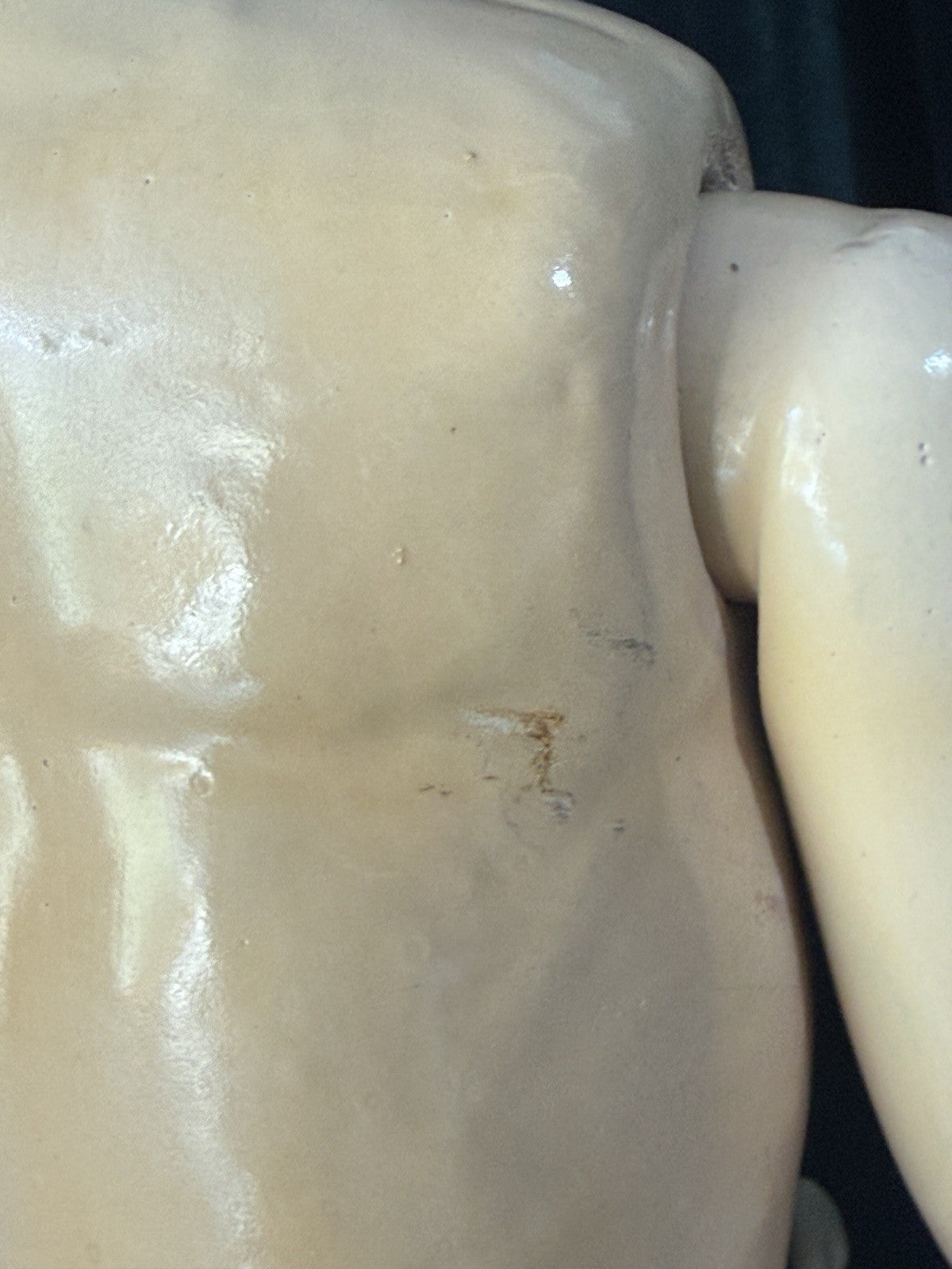 Antique German 27” Adolf Wislizenus Doll Bisque Head Composition Body