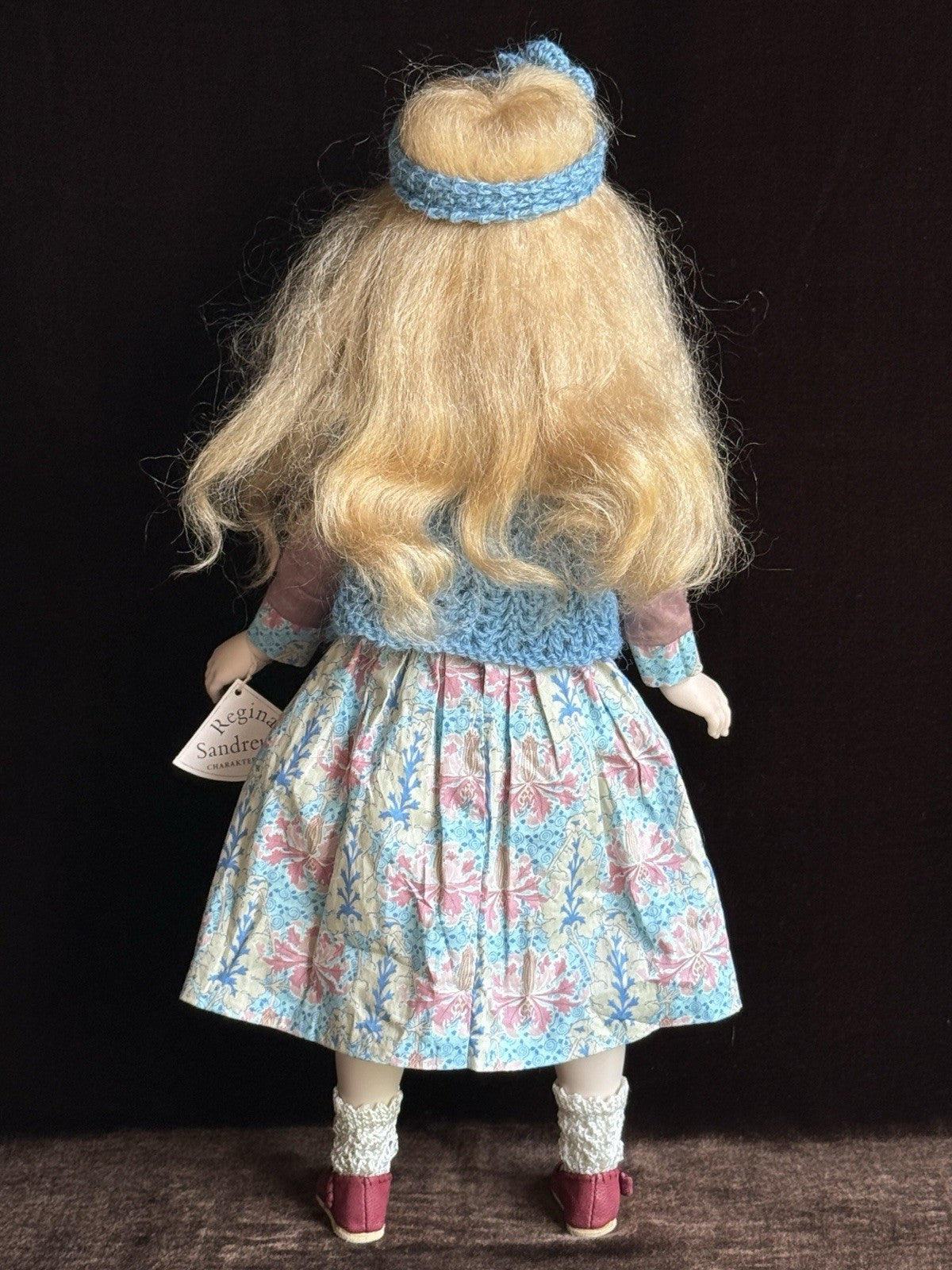 Collectible 17" Jointed Porcelain Pauline Doll German Artist Regina Sandreuter