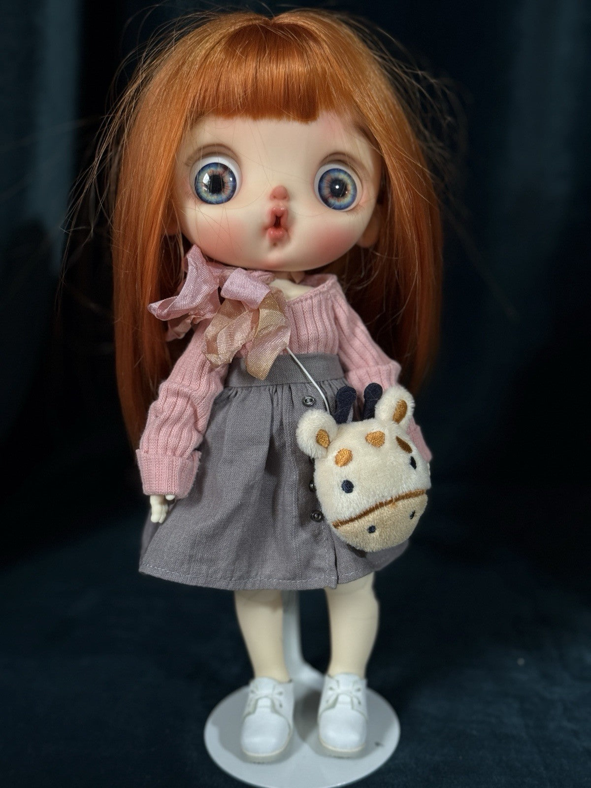OOAK Custom Blythe 10” Artist BDJ Doll Red Hair