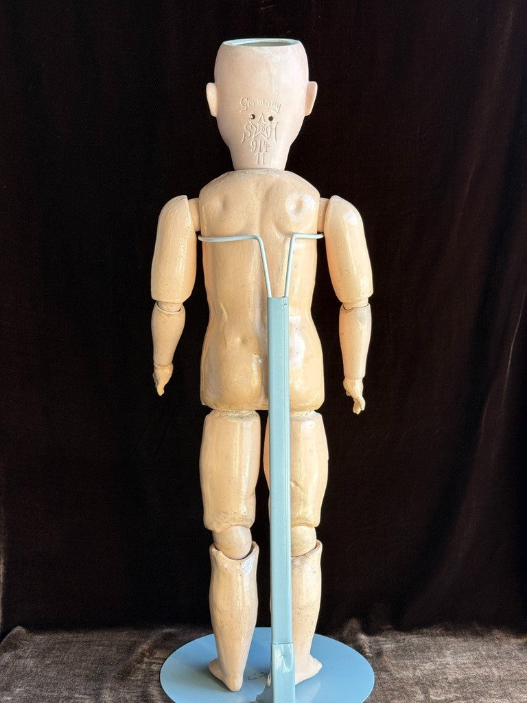 Large Antique German 29” Schoenau & Hoffmeister 914 Bisque Head Doll