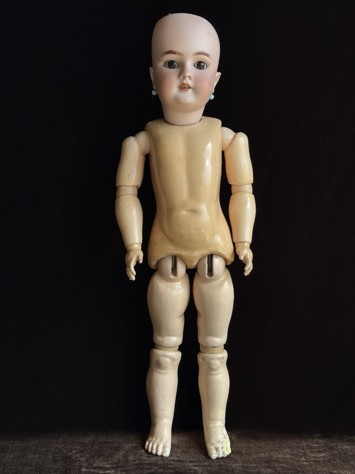 Antique German 22” Simon Halbig  Heinrich Handwerck Bisque Head Doll