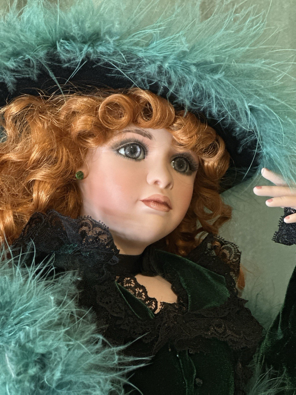 Jan Mclean 24" Porcelain Doll “Lily Marlane” Tag/COA For Exclusively Yours 1998