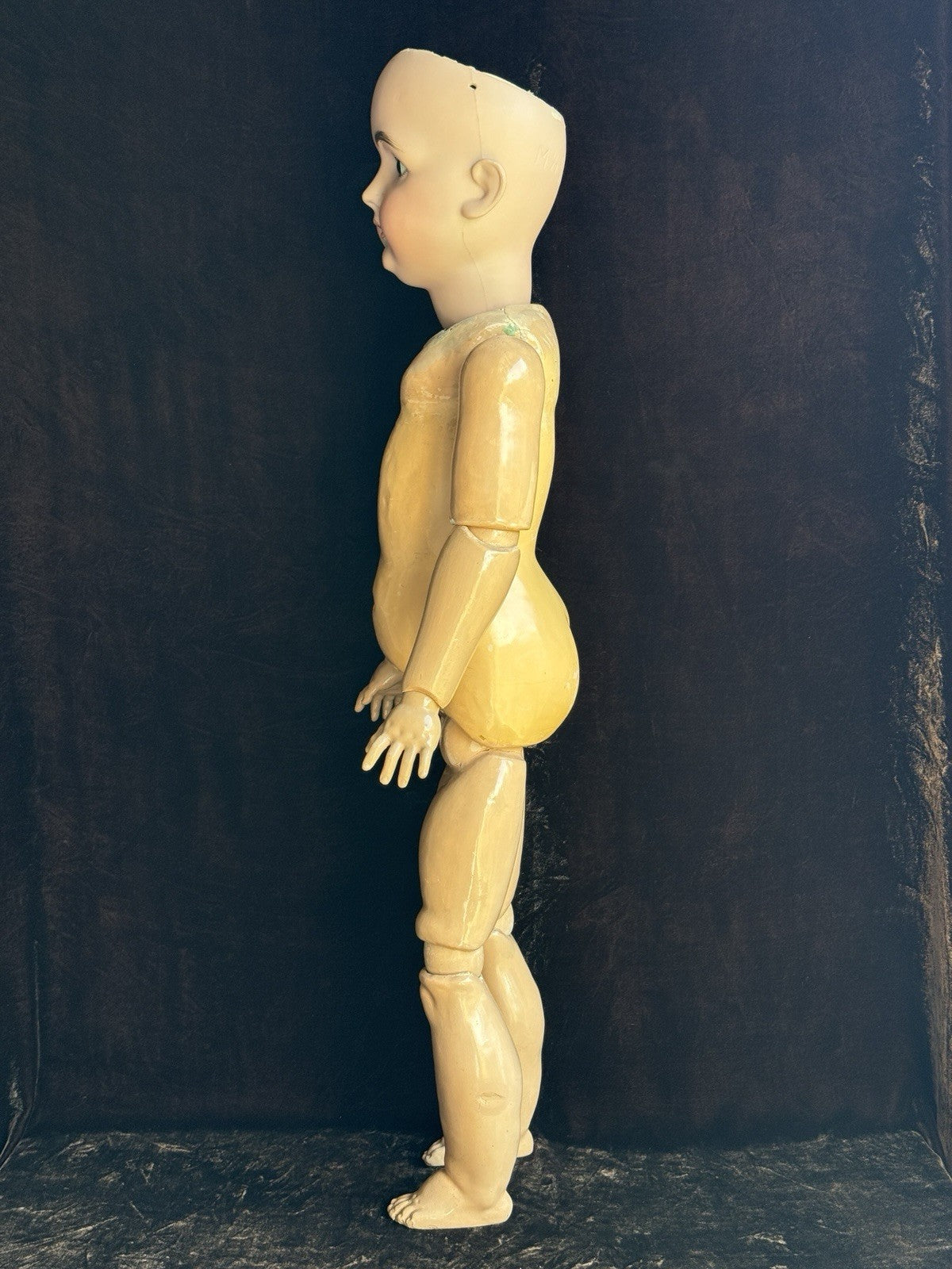 Large Antique German 30” Kestner 164 Bisque Head Doll