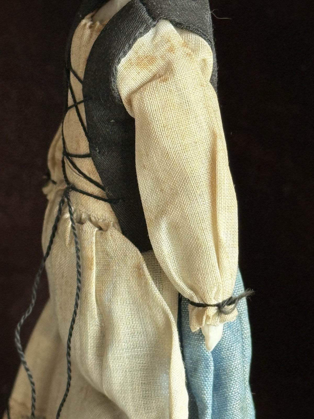 Antique German Cabinet Size 8.5” Lowbrow China Shoulder Head Doll