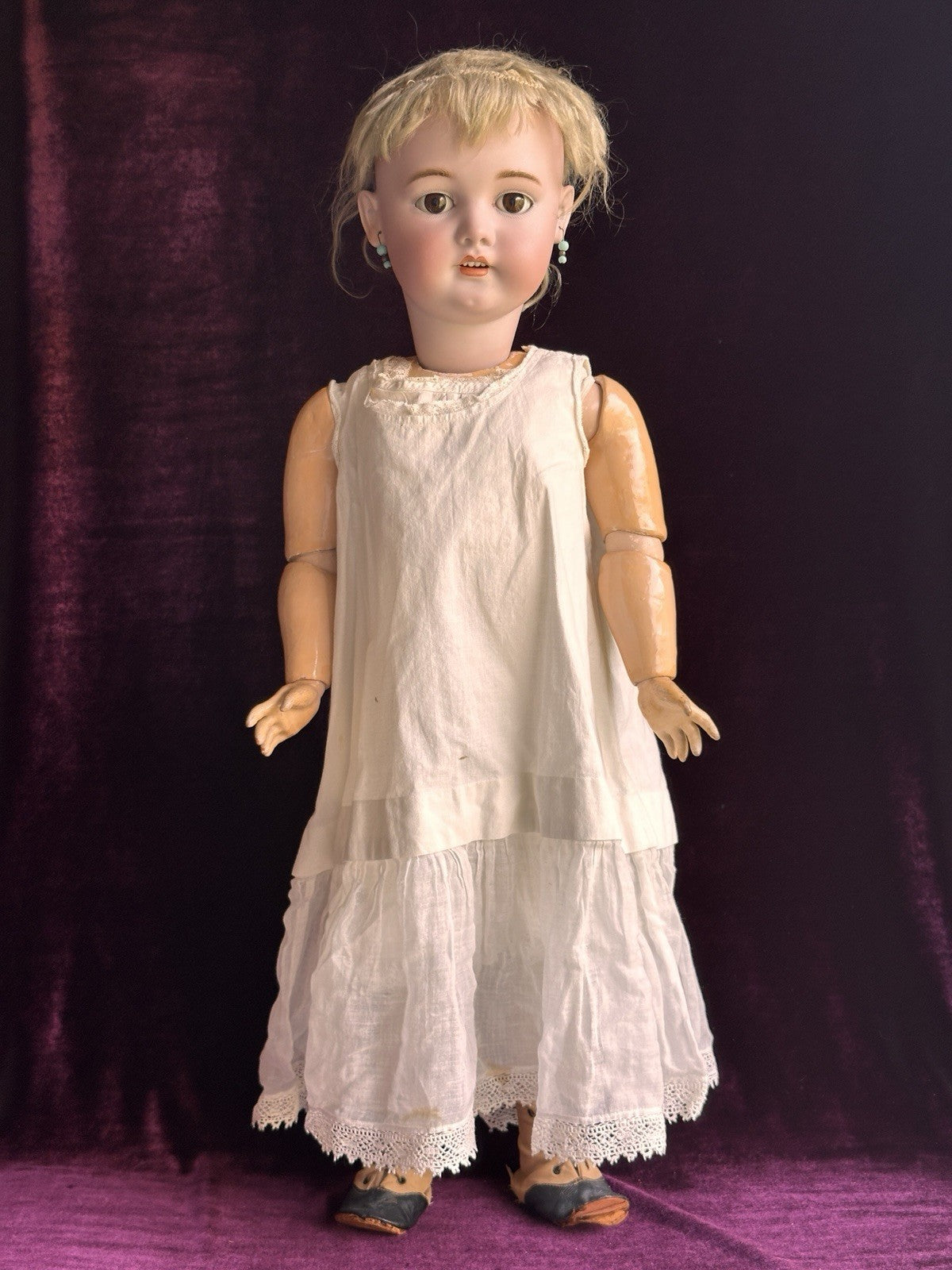 Large Antique German 28” Simon Halbig 1079 Dep Bisque Head Doll