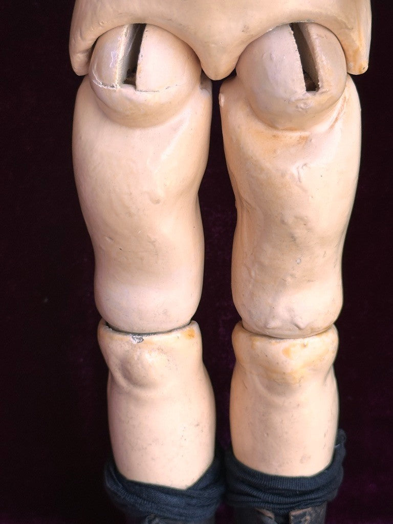 Antique German Kley Hahn Walkure 17.5” Doll Bisque Head Composition Body