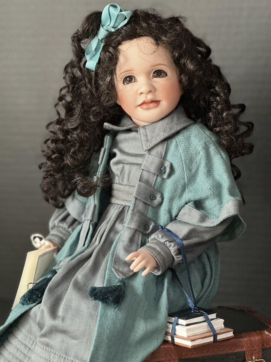 Wendy Lawton Porcelain and Wood “Eugenia’s Literary Salon” LE 750 16”Doll