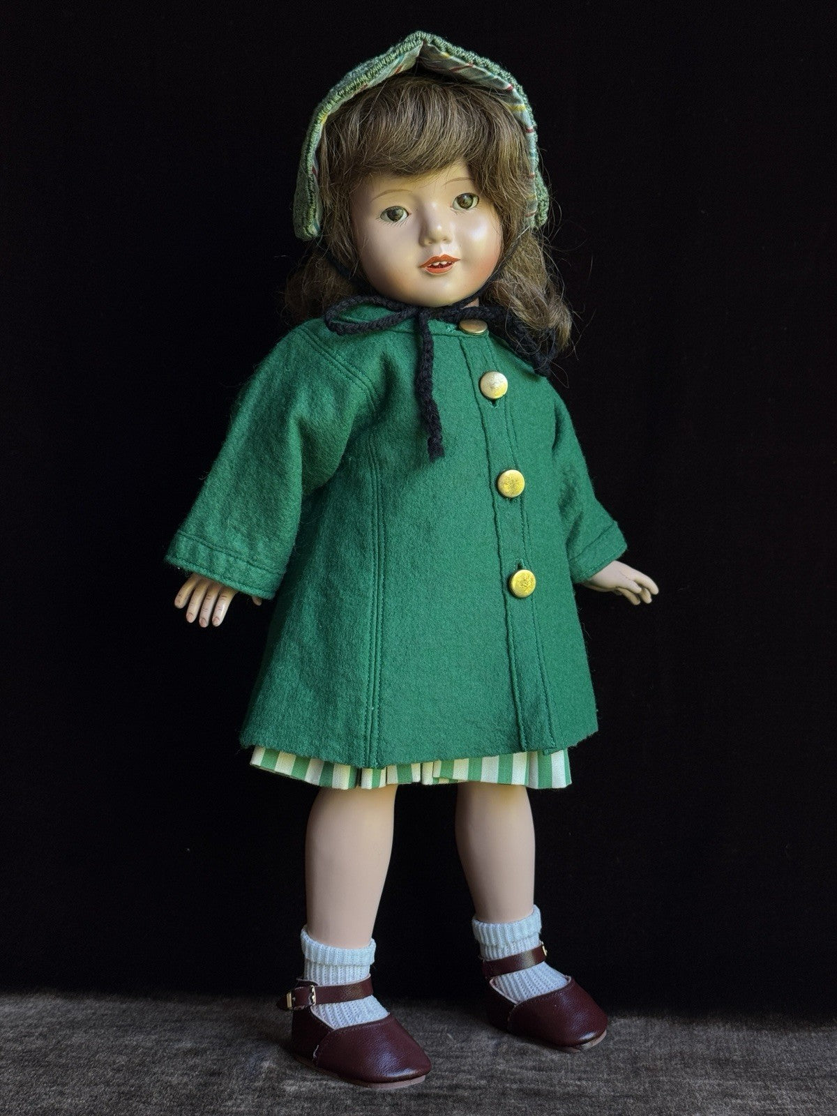 Vintage American 17” Dewees Cochran Anne Shirley Effanbee Doll