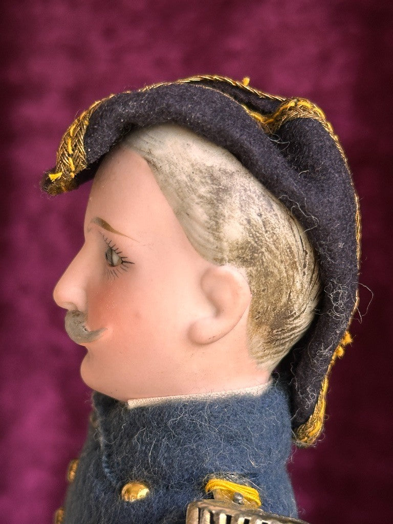 Very Rare 8.25” Antique German Cuno Otto Dressel Portrait Character Bisque Doll