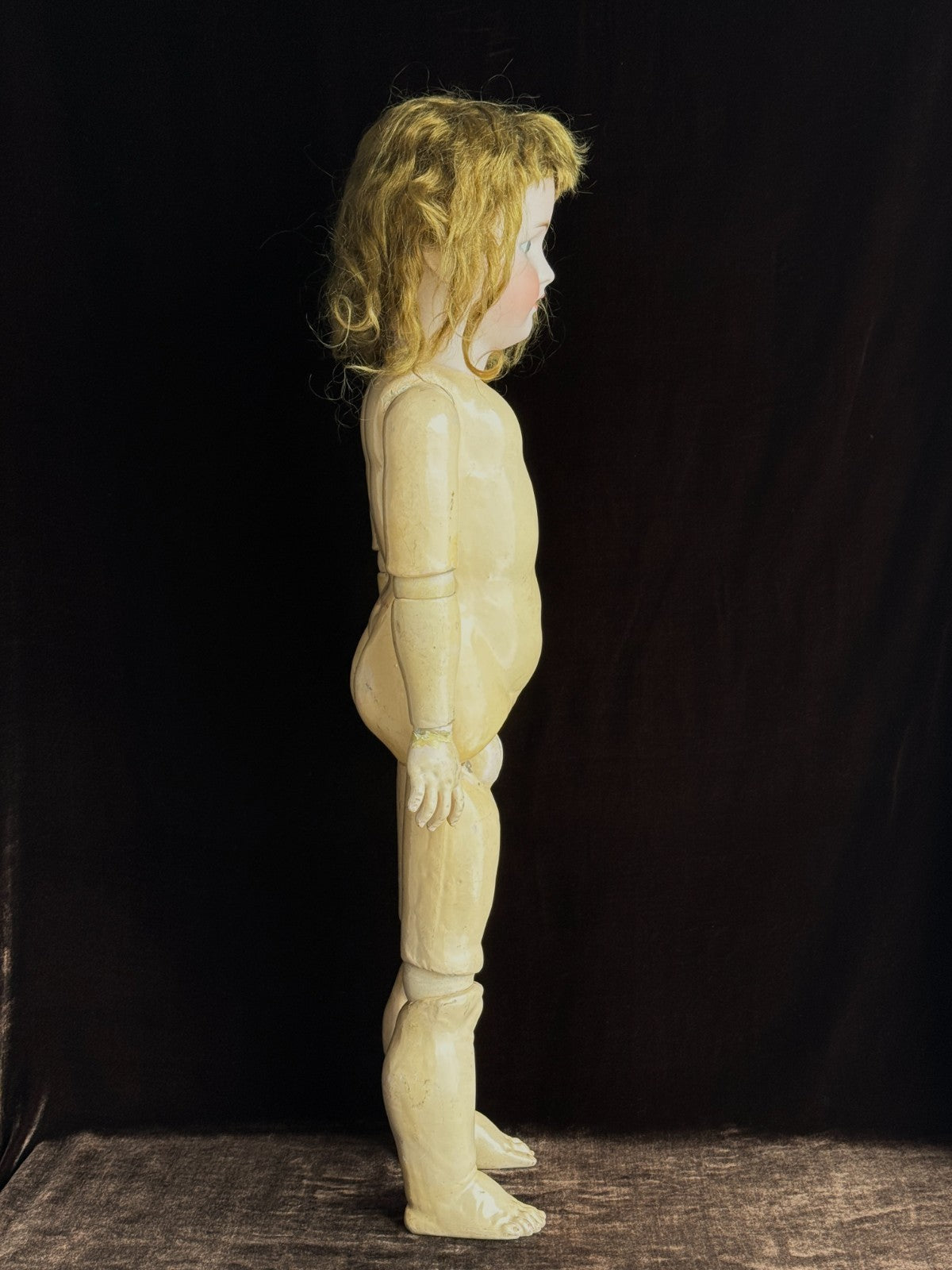 Antique German 29” Simon Halbig Heinrich  Handwerck Bisque Head Doll