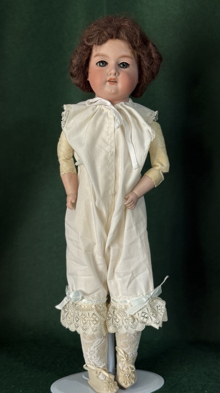 Antique German Armand Marseille 201013 Cryer Arabesque 18” Doll