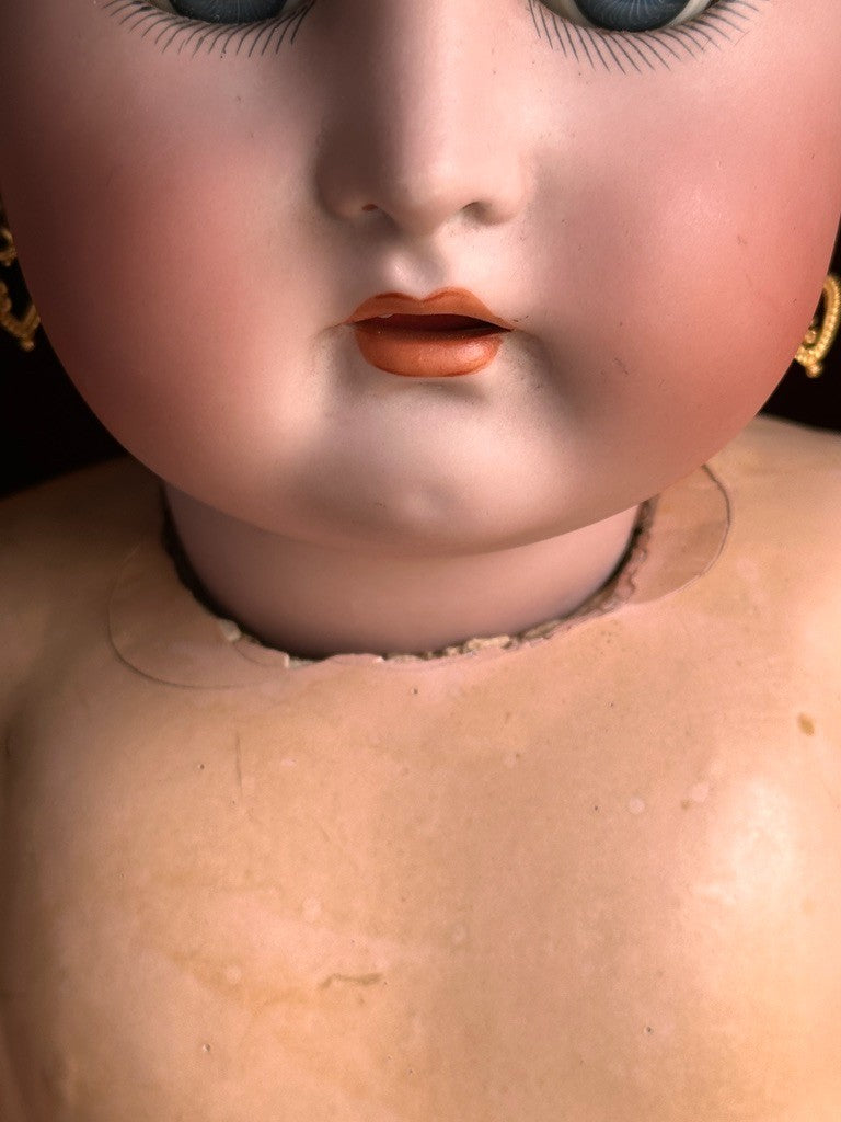 Large Antique German 28" Simon & Halbig Kammer & Reinhardt 73 Bisque Head Doll