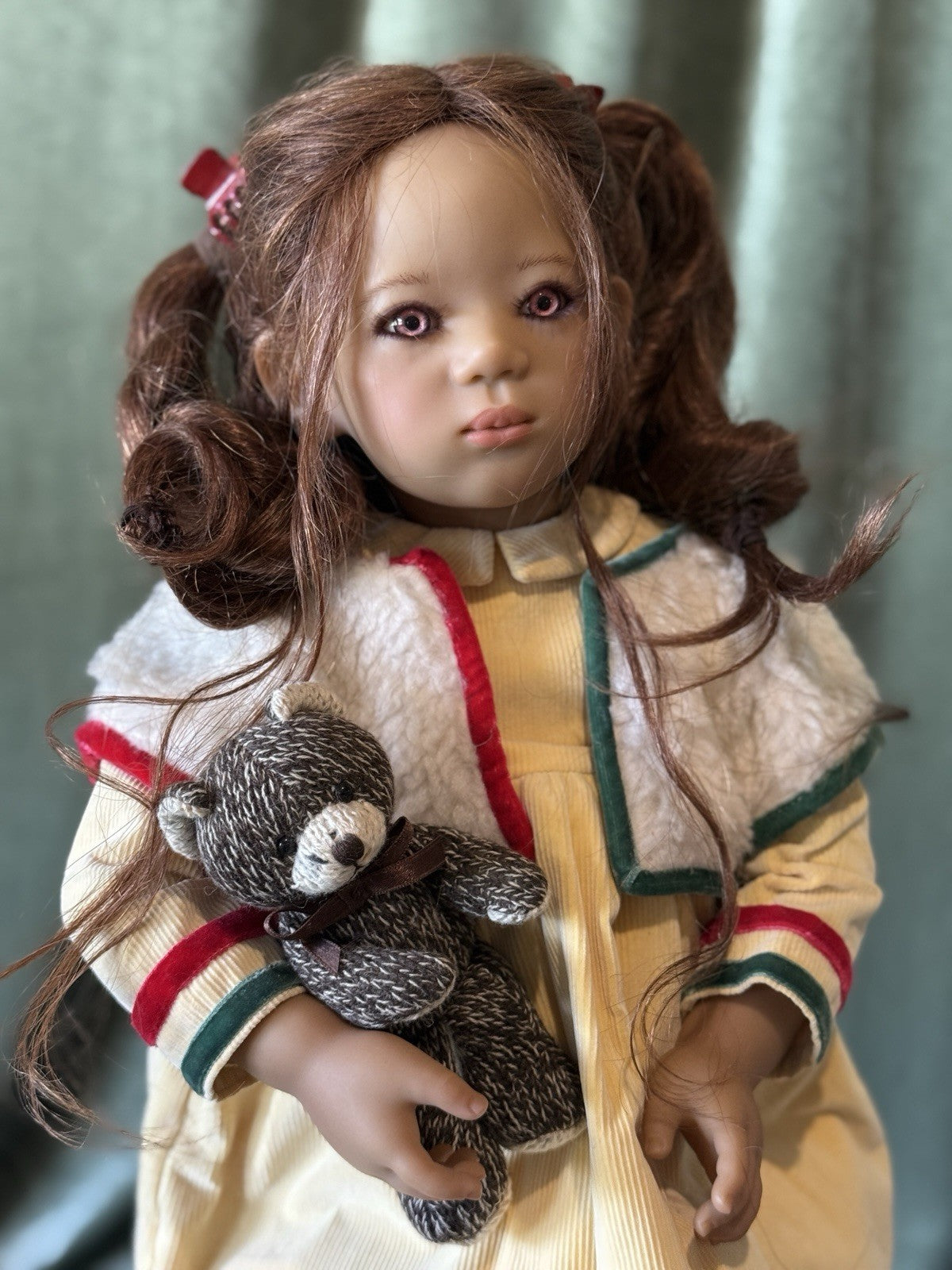 MIB Vinyl Annette Himstedt 23” Doll “Deta” 1998 Box/COA/Tag