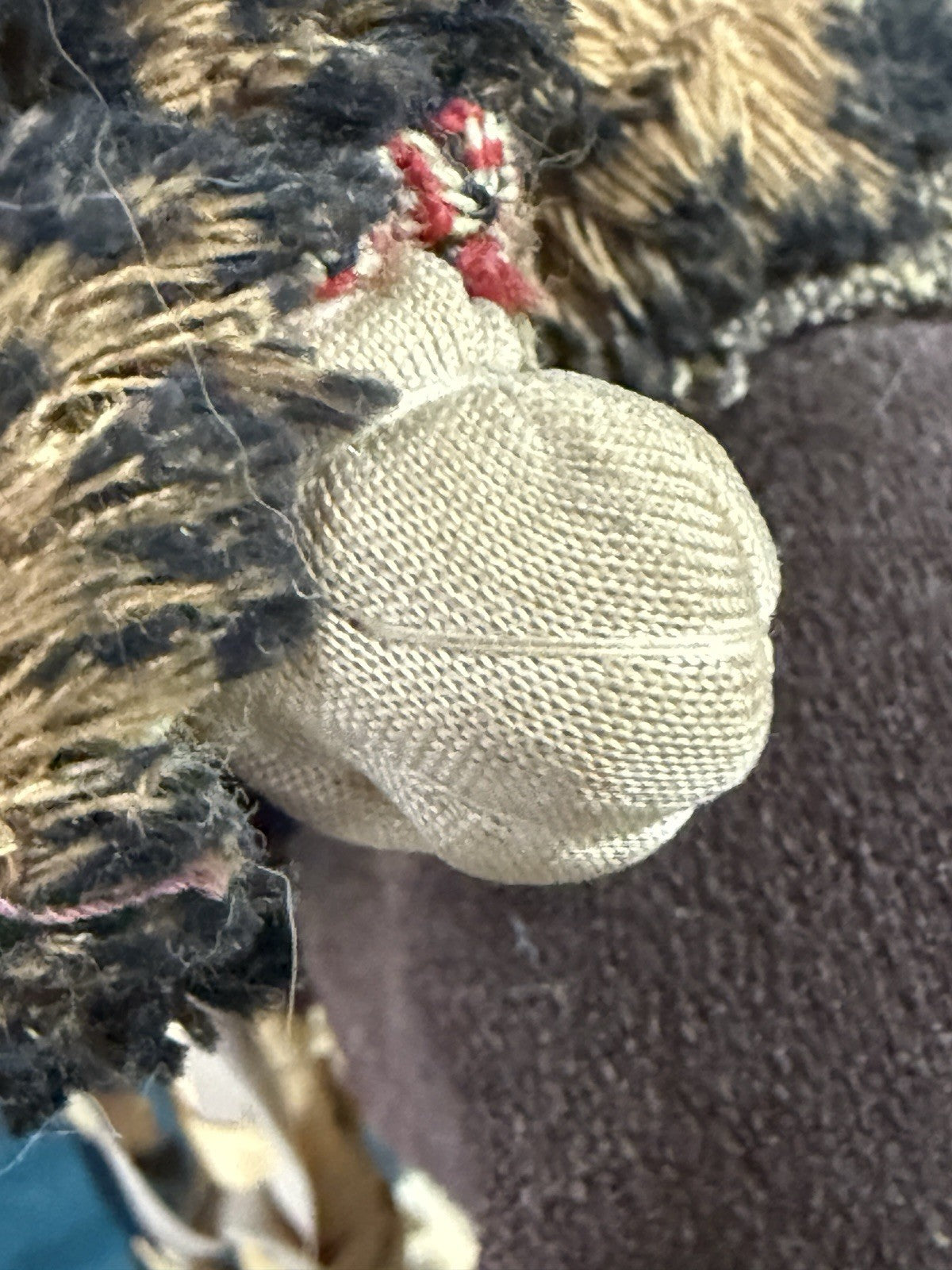 Unidentified Antique (?) Ravca Type Stockinette 16” Doll