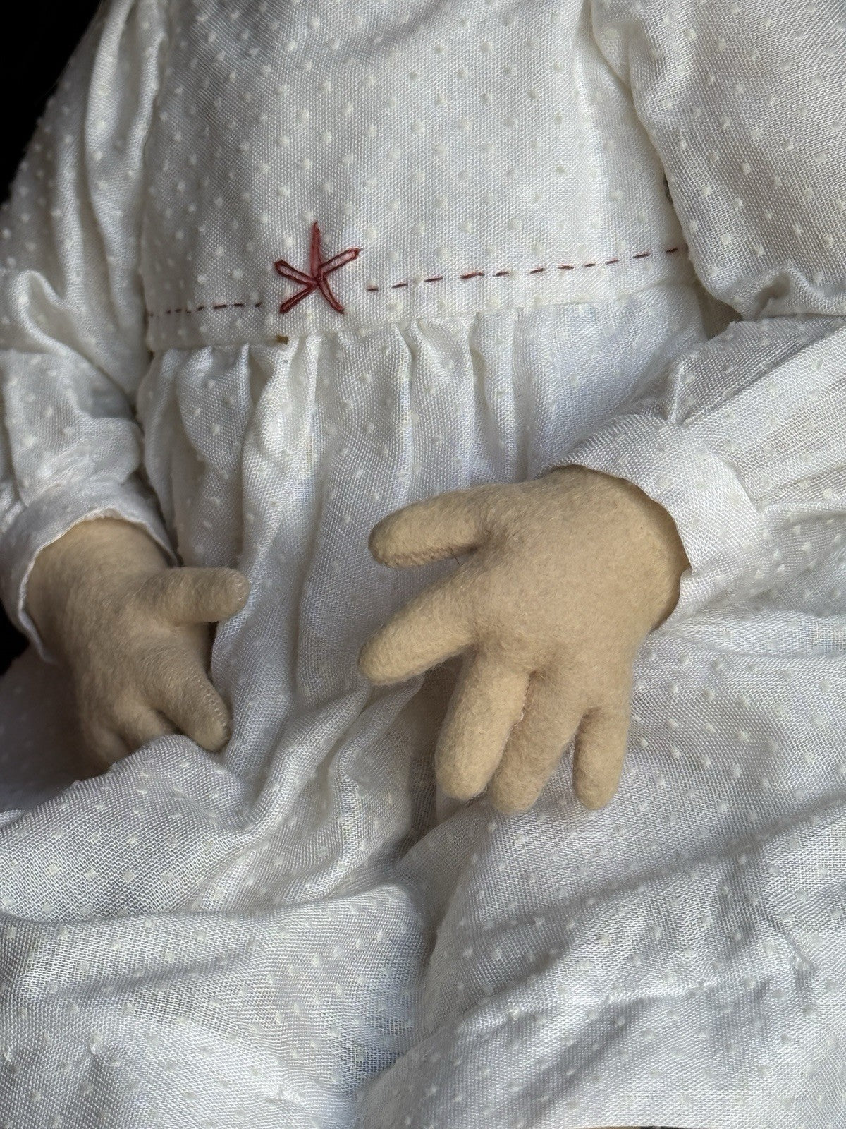 Collectible 16” Maggie lacono Corey Felt Cloth Doll LE 75