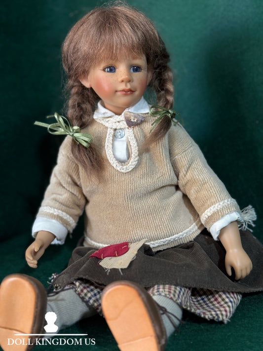MIB Collectible German Gotz Artist Suzi Eimer Vinyl 16” Doll “Lena” Tag/COA